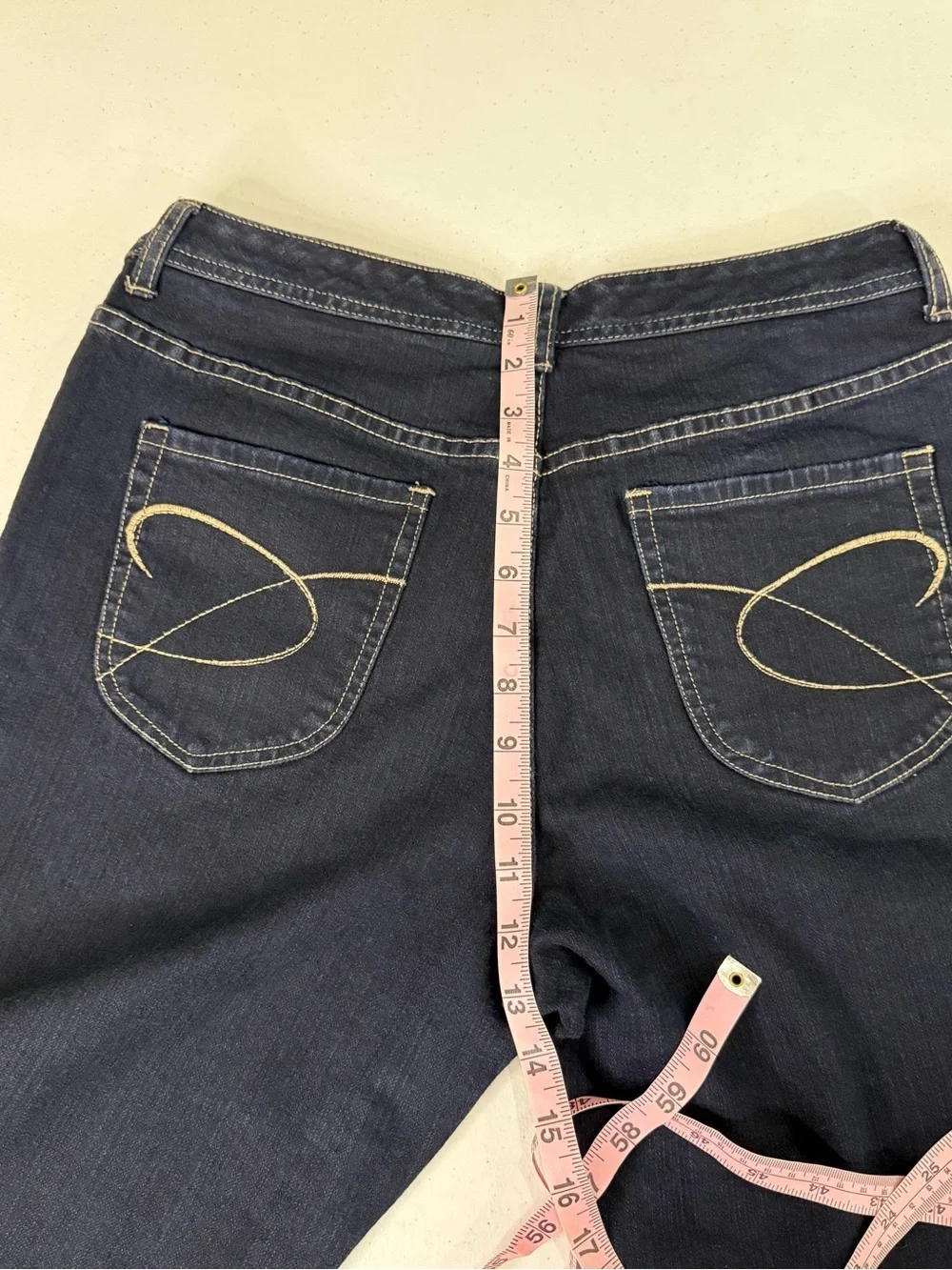Chico’s Platinum Bootcut Jeans Dark Wash Denim Women’s Size 10 (Chico’s 1.5R)